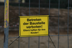 Abbinden der Bodenplatte